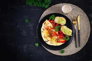 Beef Bread Omlette