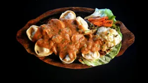 Prawn Momo Sizzlers