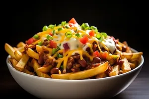 Loaded Fries Chicken