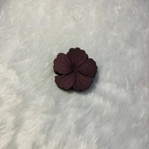 Coffee Matte Medium Hibiscus Claw