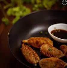 Pan Fried Prawn Momos