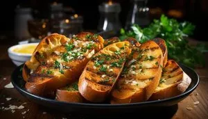 Cheese Chicken Garlic Bread