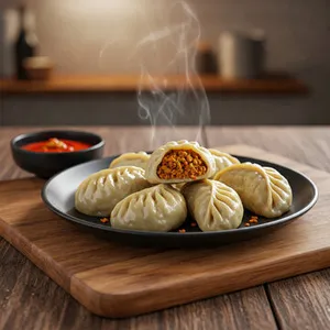 Chicken Momos Sizzlers