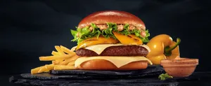 Cheesy Chicken Burger